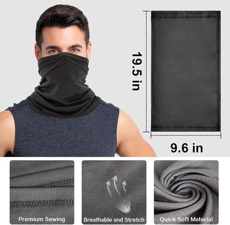Cisnocr Cooling Neck Gaiter for Men Women Gator Face Mask Scart Cover Fishing Motorcycle Breathable Sun Protection Balaclava Bandana - Image 2